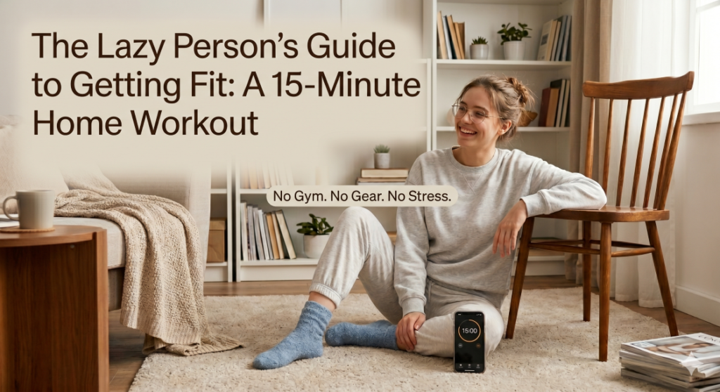 the lazy persons guide to-getting fit a 15 minute home workout